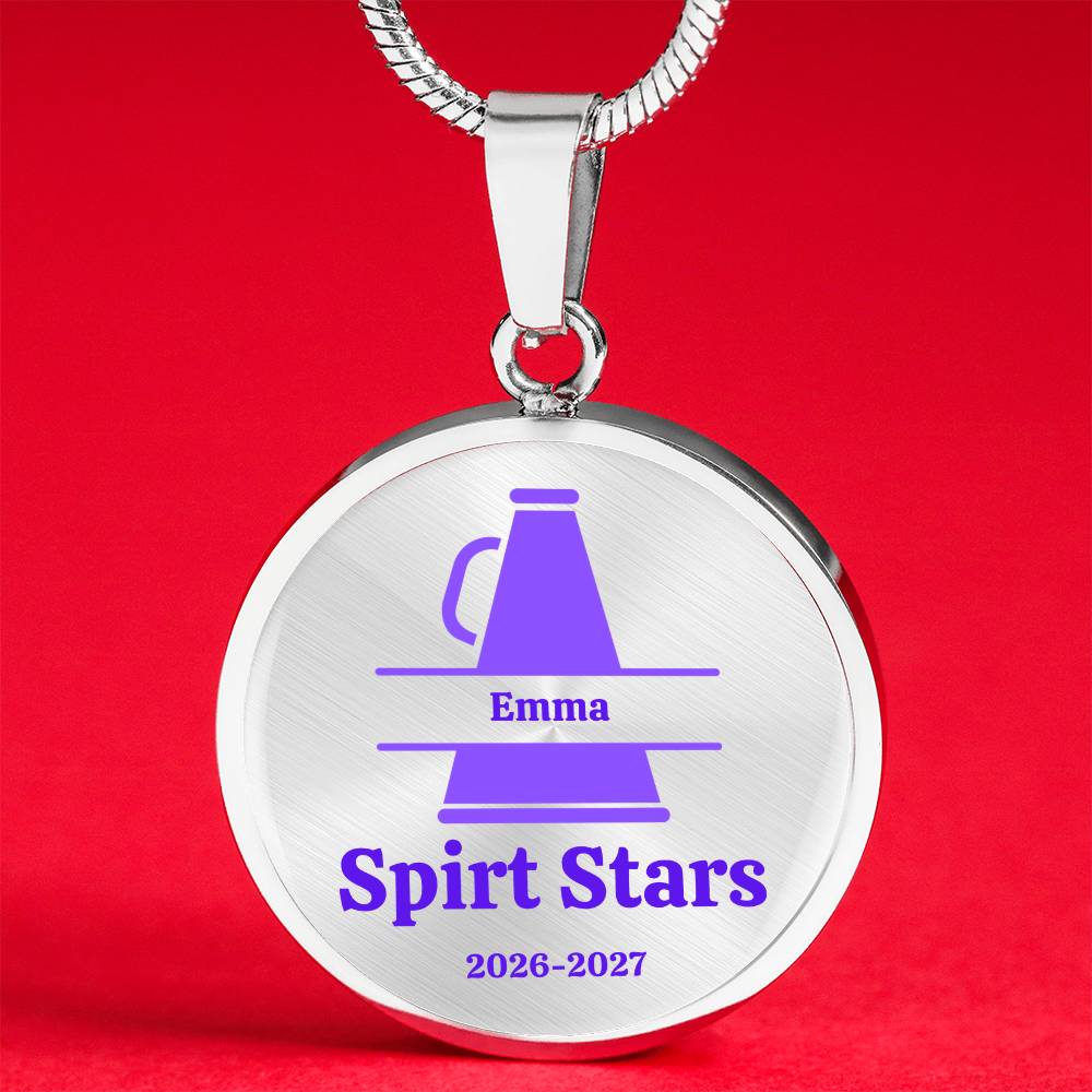 Personalized Cheerleading Necklace, Custom Cheer Jewelry, Gift for Cheerleader, Cheer Team Keepsake, Cheerleader Pendant Necklace
