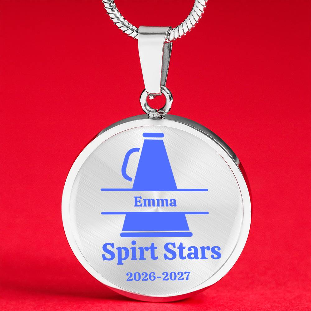 Personalized Cheerleading Necklace, Custom Cheer Jewelry, Gift for Cheerleader, Cheer Team Keepsake, Cheerleader Pendant Necklace