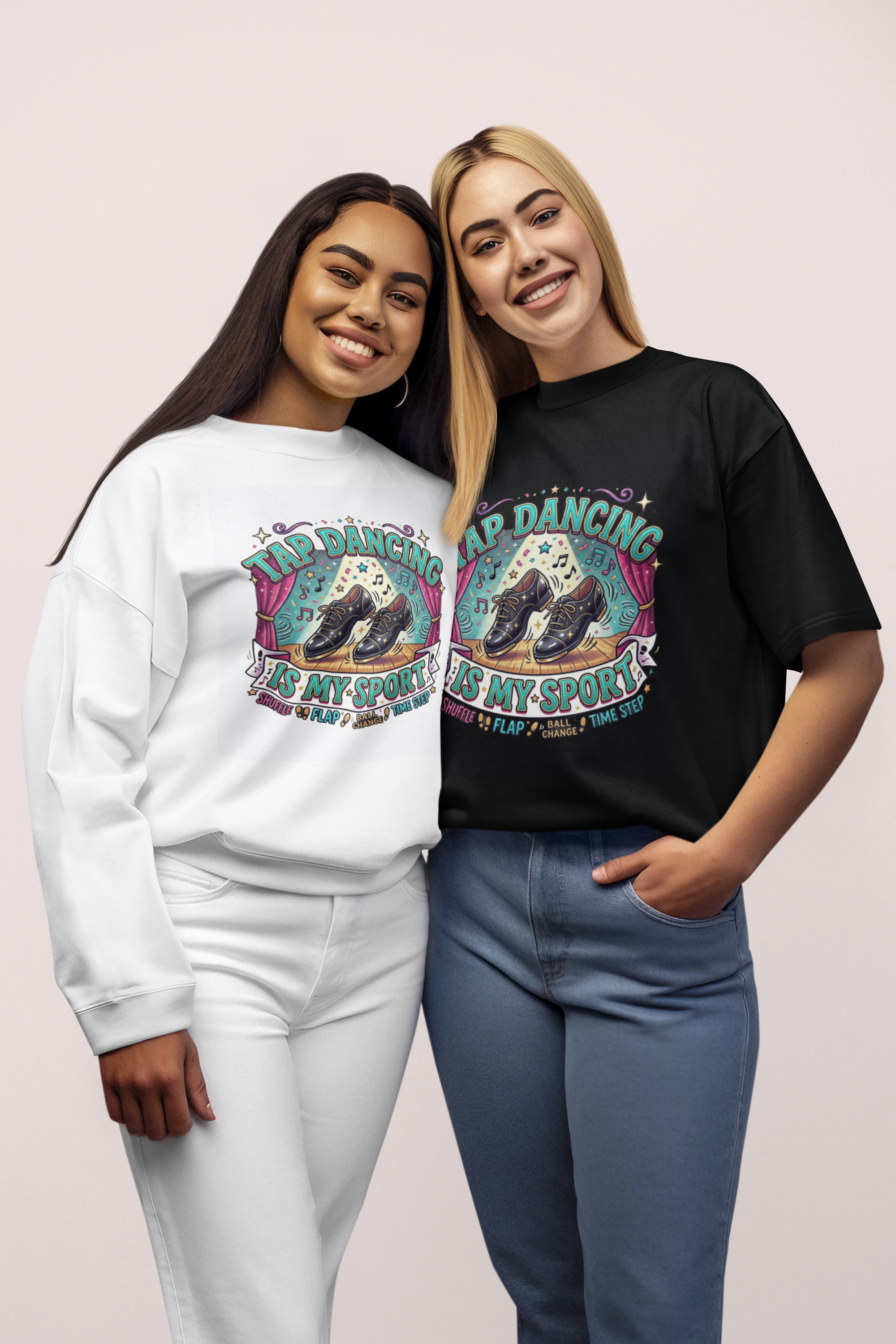 Tap Dancing Shirt, Funny Dance Gift, Dance Lover Tee or Sweatshirt, Tap Dancing Is My Sport, Tap Dance Apparel, Gift for Dancers