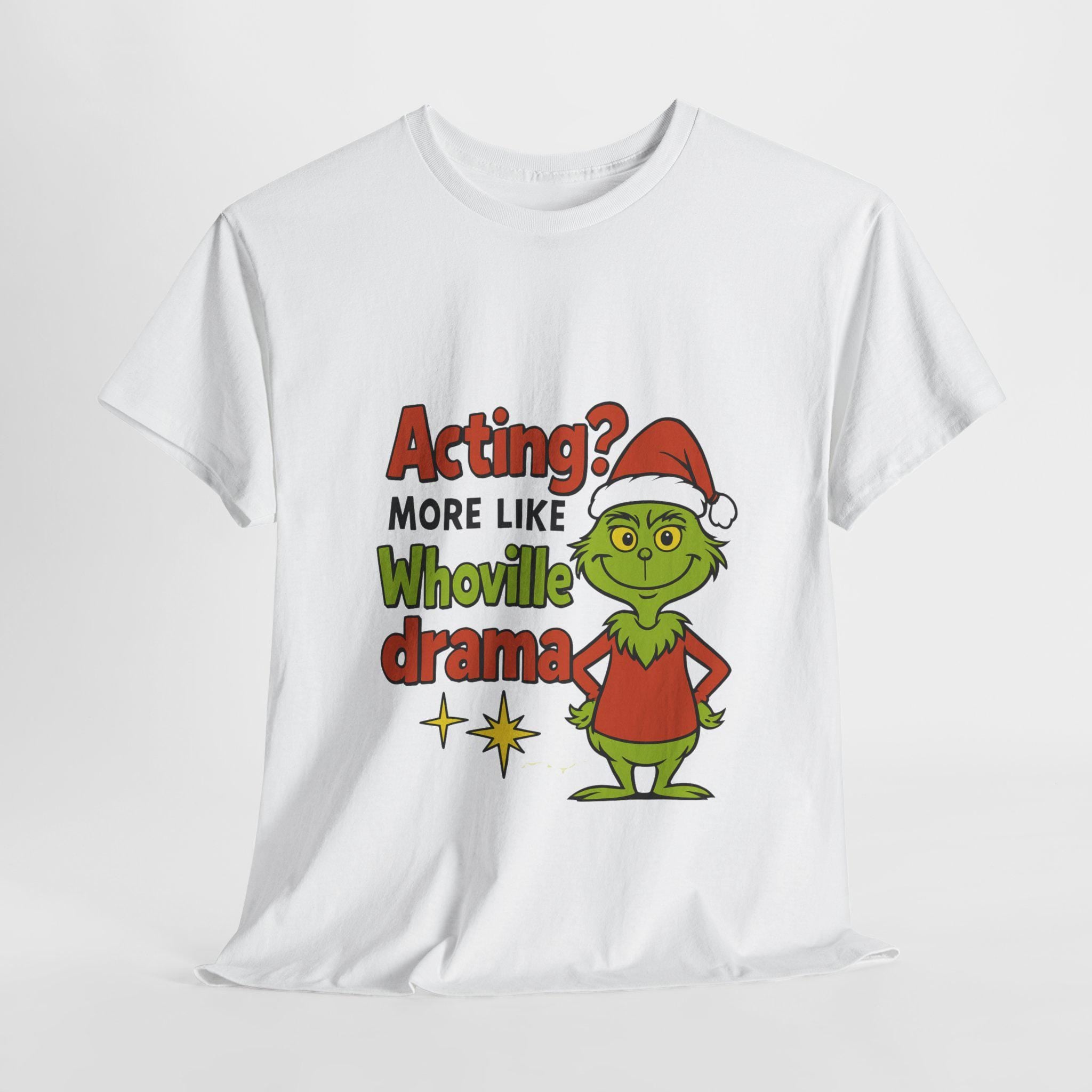 Funny Grinch Christmas Theater Shirt: Festive Gift for Drama Teacher