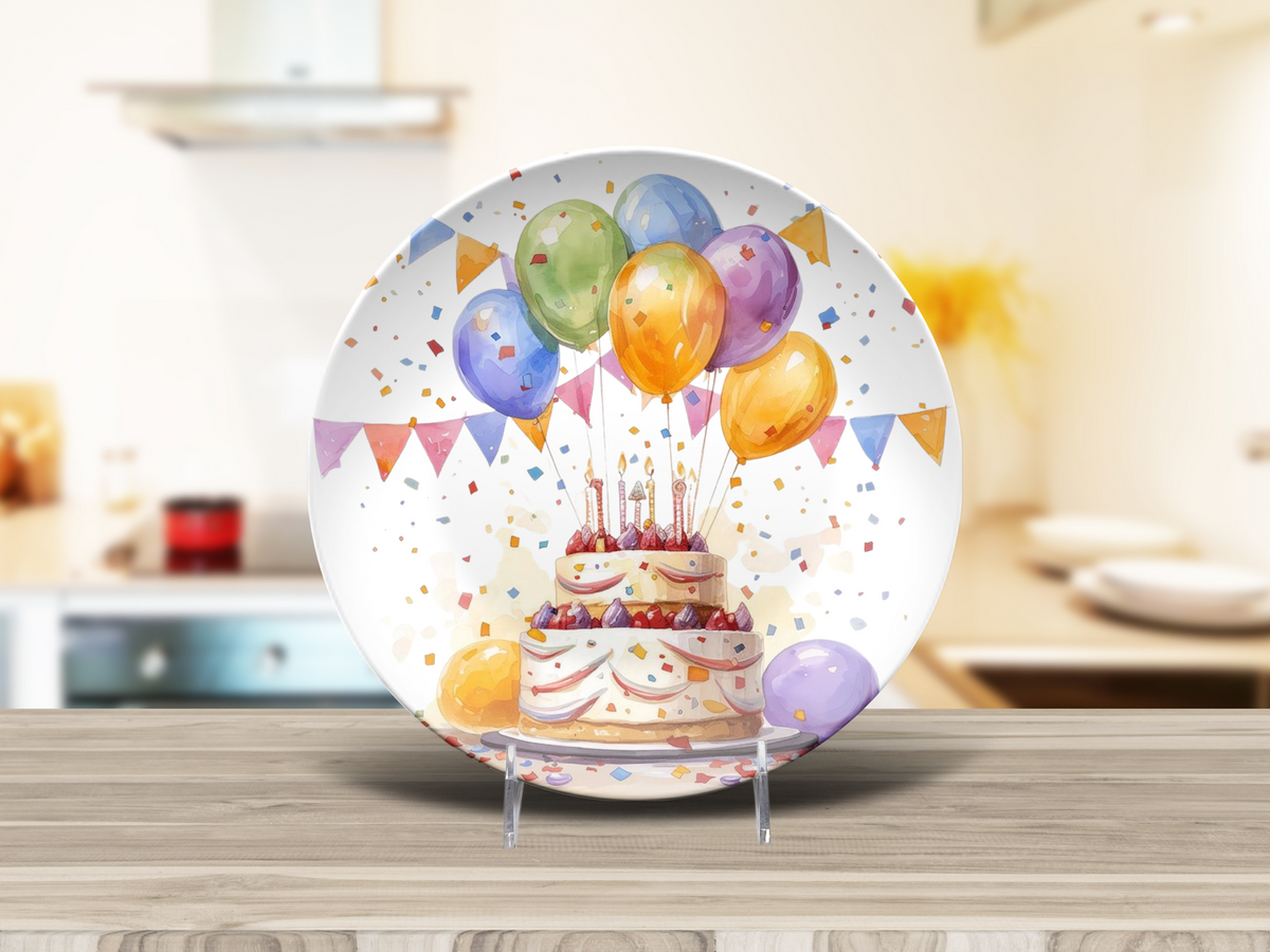 Birthday Plate, Unbreakable Kids Dinner Plate, Family Birthday Tradition, Birthday Keepsake