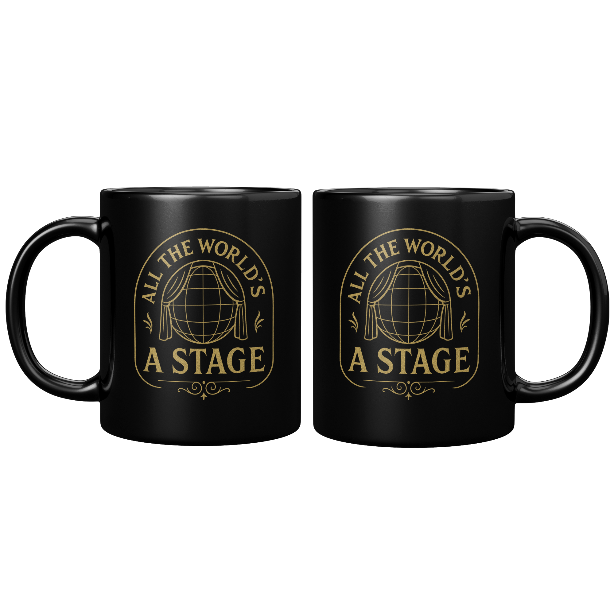 Shakespeare Quote Coffee Mug: Theater Lover Gift, Drama Teacher Cup, English Teacher Present, 11 oz