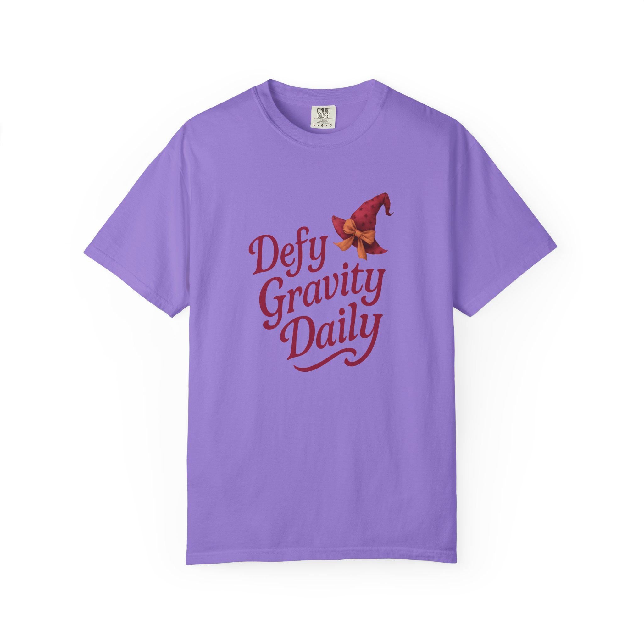 Defy Gravity T-Shirt: Inspirational Broadway Musical Tee for Theater Lovers