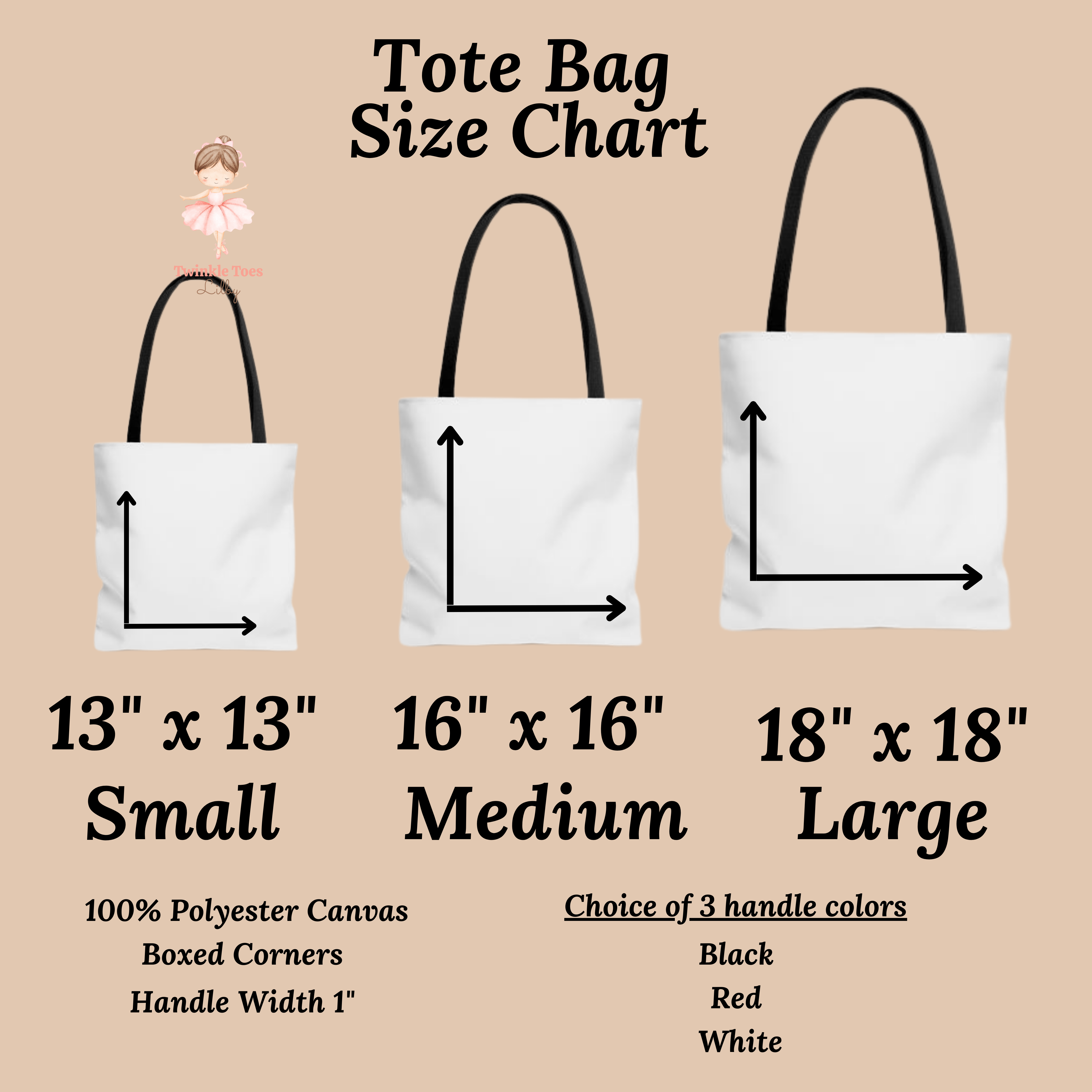 Twinkle Toes Ballet Tote Bag , Personalized Ballerina Gift for Kids, Cute Dance Bag for Little Dancers, Ballet Class Tote