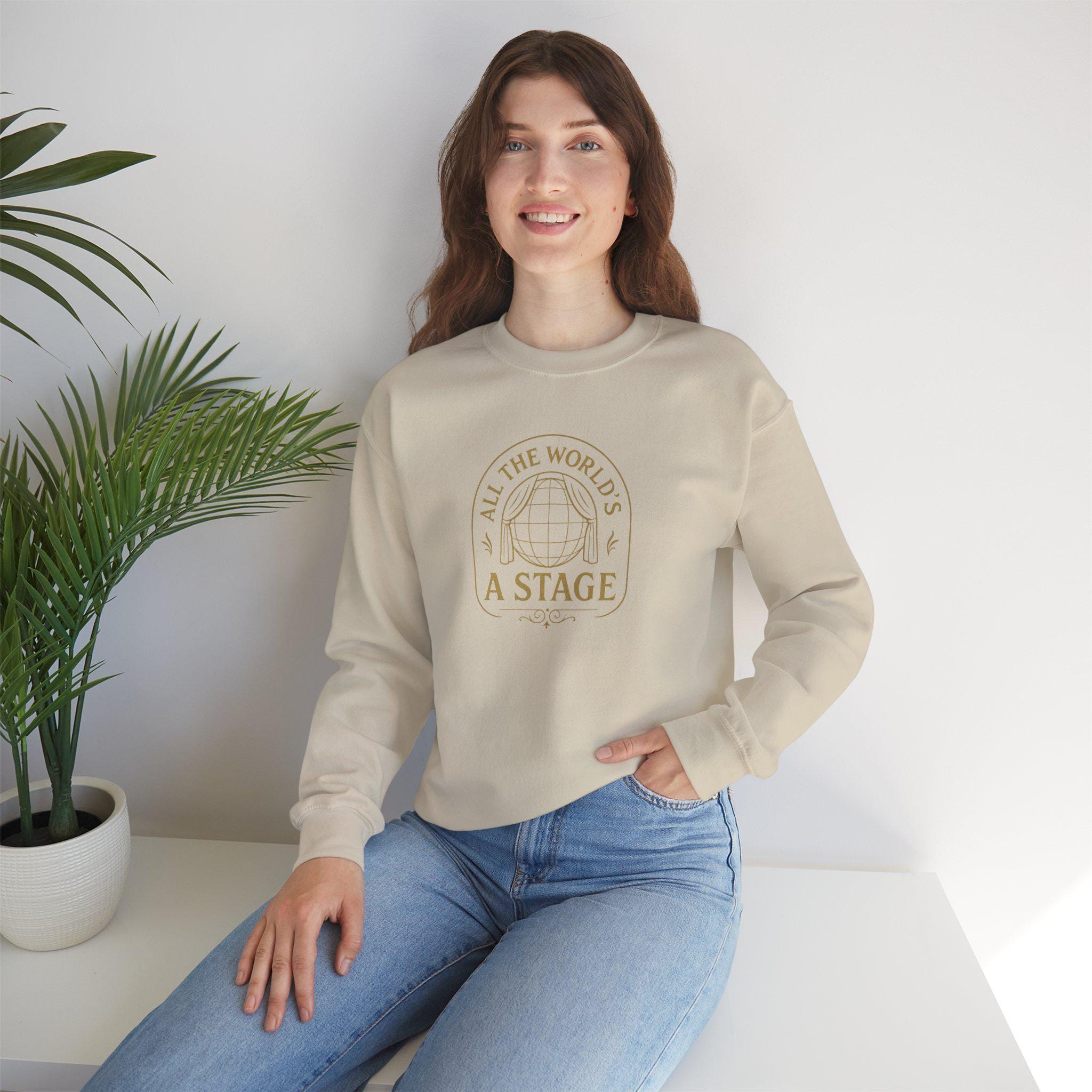 Shakespeare Quote T-Shirt: All the World's a Stage - Theater Lover Gift