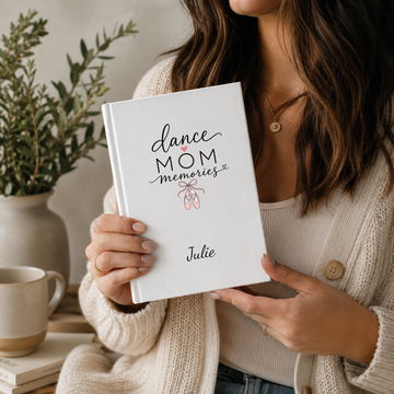 Dance Mom Memories Journal – A Keepsake for Every Recital, Competition & Performance, Personalized