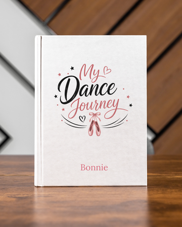 My Dance Journey Journal – Personalized Dance Memory Book for Dancers