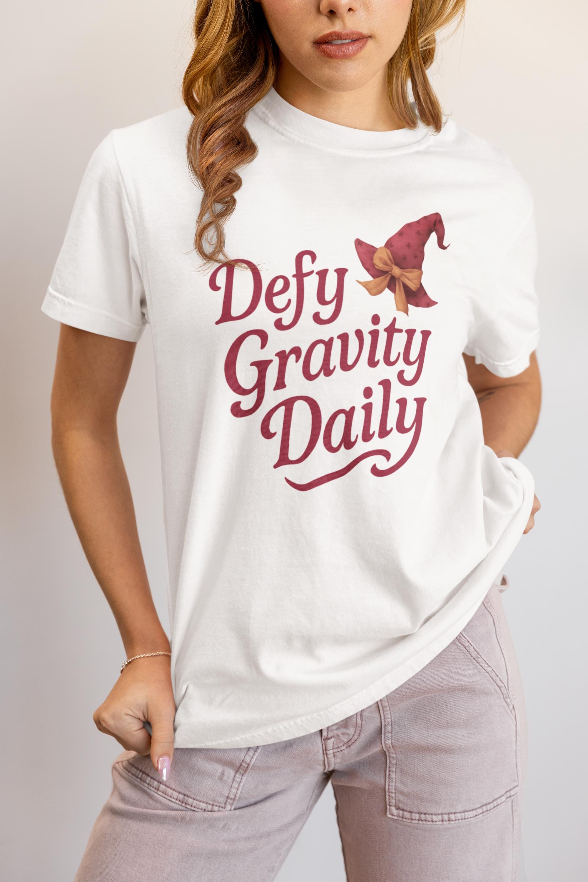 Defy Gravity T-Shirt: Inspirational Broadway Musical Tee for Theater Lovers