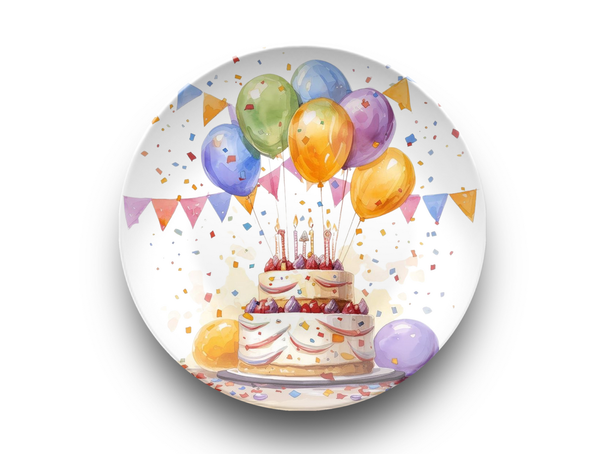 Birthday Plate, Unbreakable Kids Dinner Plate, Family Birthday Tradition, Birthday Keepsake