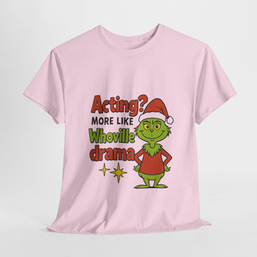 Funny Grinch Christmas Theater Shirt: Festive Gift for Drama Teacher