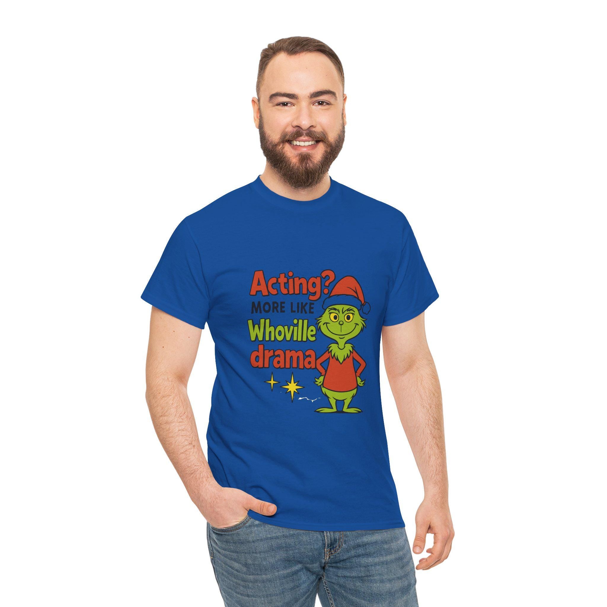Funny Grinch Christmas Theater Shirt: Festive Gift for Drama Teacher