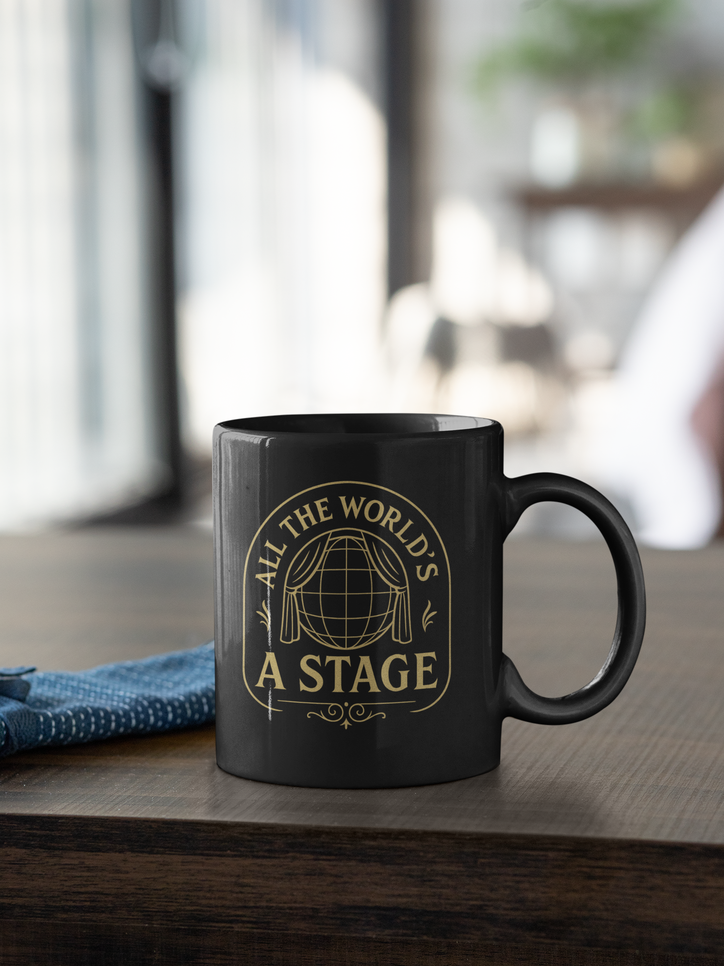 Shakespeare Quote Coffee Mug: Theater Lover Gift, Drama Teacher Cup, English Teacher Present, 11 oz
