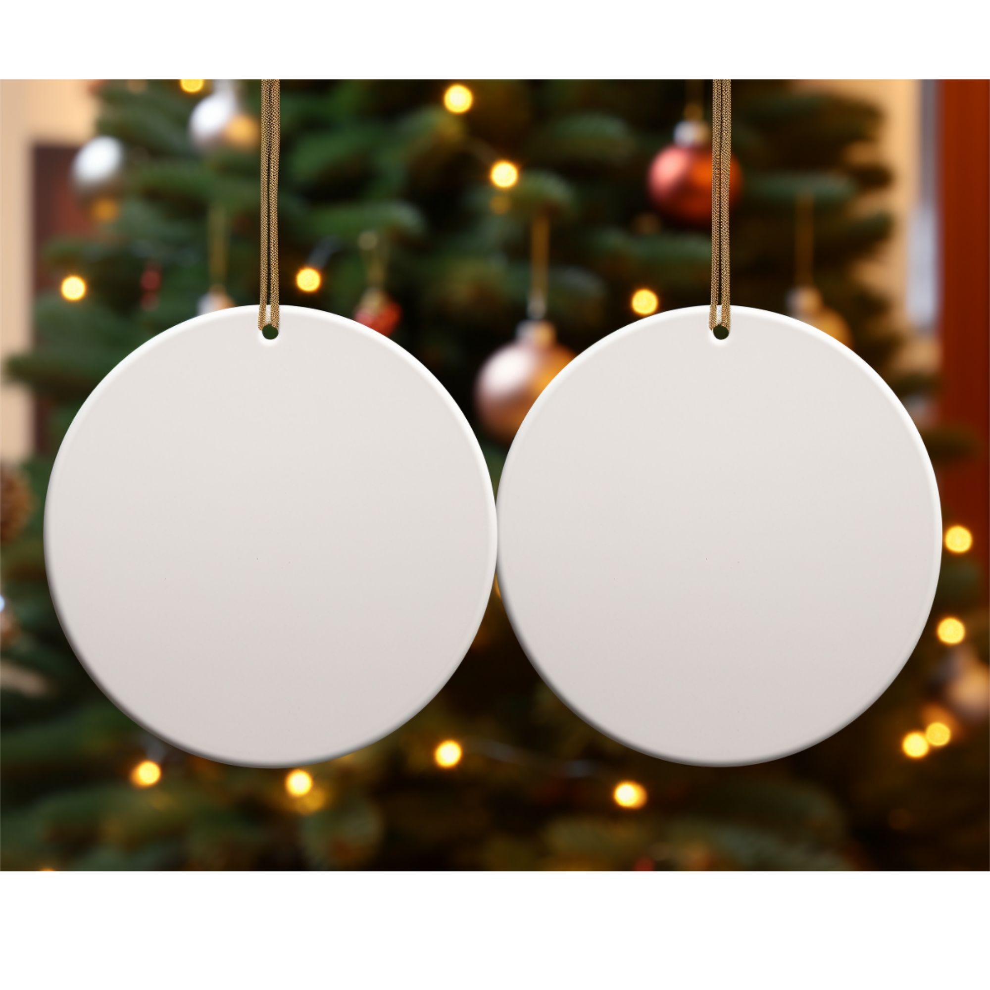 Personalized Nutcracker Ballet Ornament: Double-Sided Ceramic Decoration Ornament, (1pc), Available with Gift Box