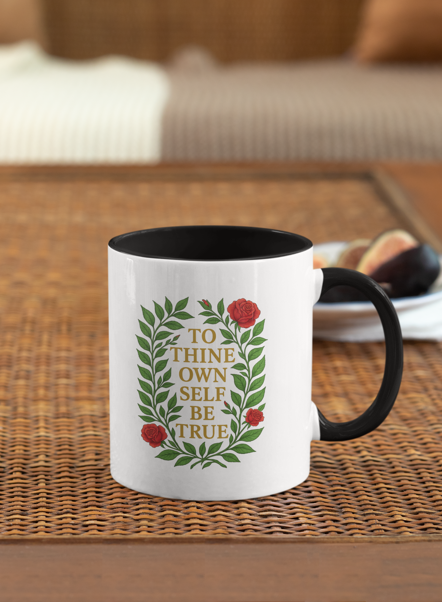 Shakespeare Quote Coffee Mug: Inspirational Theater Gift for Book Lovers, Accent Coffee Mug (11, 15oz)