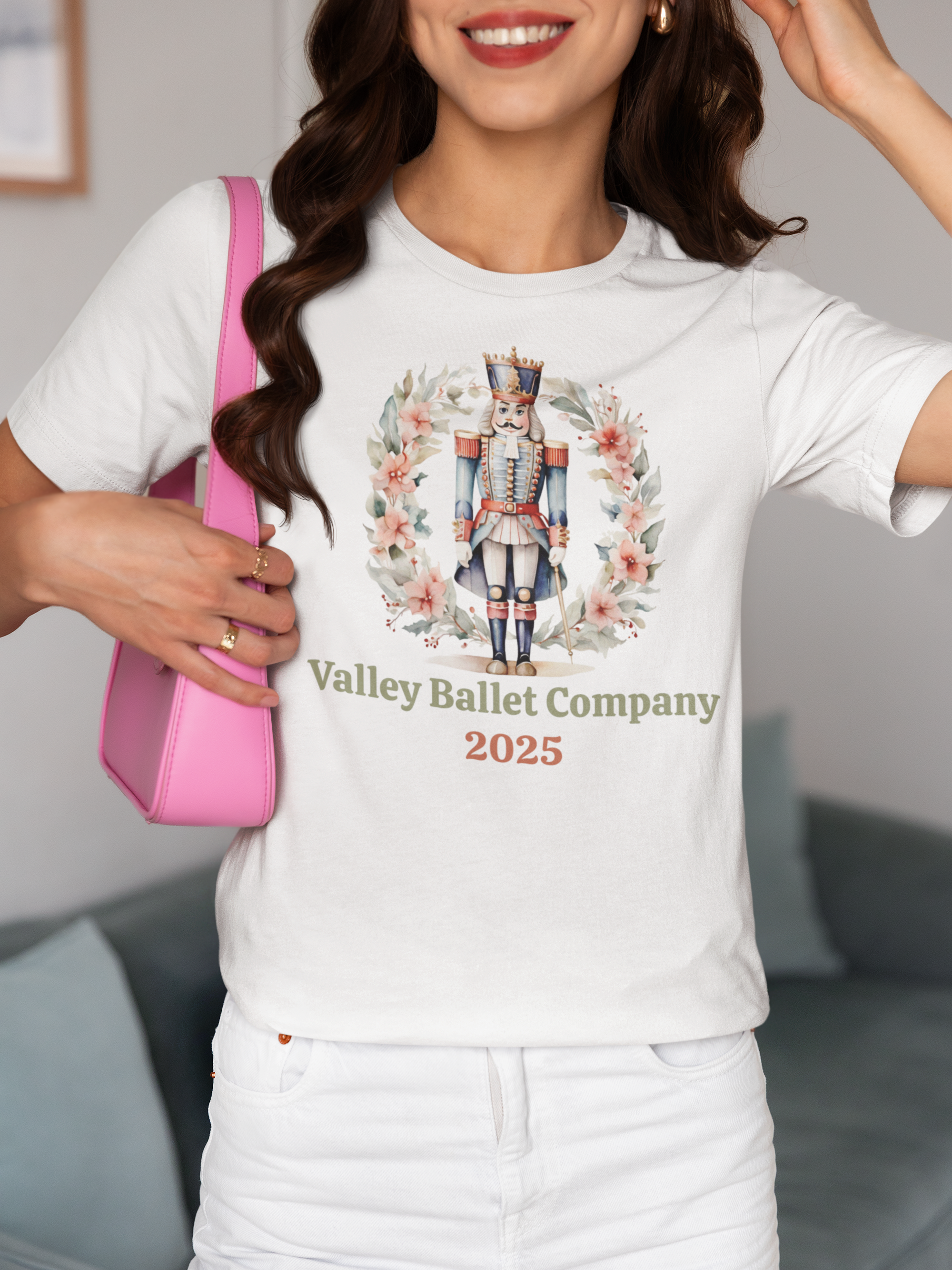 Personalized Nutcracker Ballet Tee, Company Name and Year, Christmas Dance Gift, Ballet Company Performance Shirt, 2 Sided Print