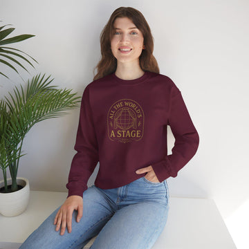 Shakespeare Quote T-Shirt: All the World's a Stage - Theater Lover Gift