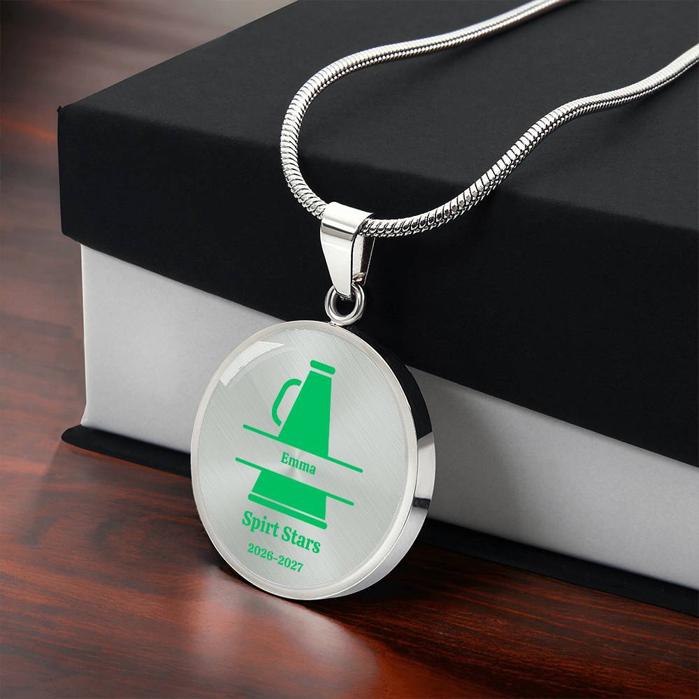 Personalized Cheerleading Necklace, Custom Cheer Jewelry, Gift for Cheerleader, Cheer Team Keepsake, Cheerleader Pendant Necklace