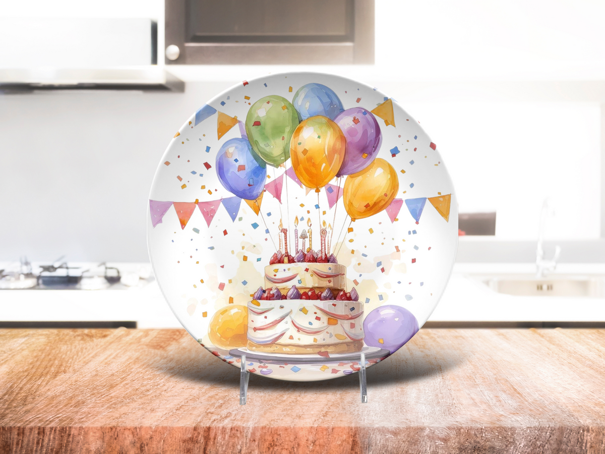 Birthday Plate, Unbreakable Kids Dinner Plate, Family Birthday Tradition, Birthday Keepsake