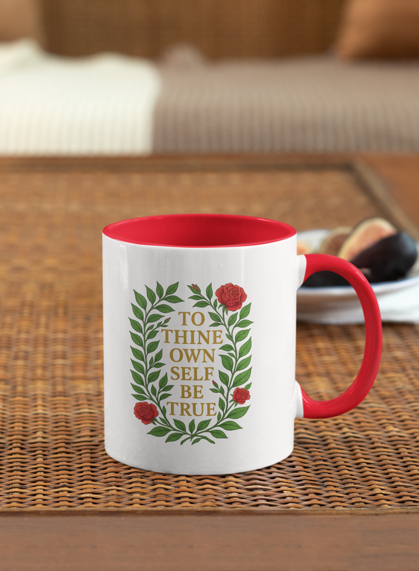 Shakespeare Quote Coffee Mug: Inspirational Theater Gift for Book Lovers, Accent Coffee Mug (11, 15oz)