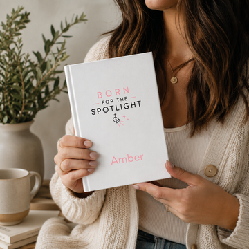 Born for the Spotlight Journal – Personalized Theater & Performer Notebook