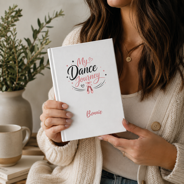 My Dance Journey Journal – Personalized Dance Memory Book for Dancers