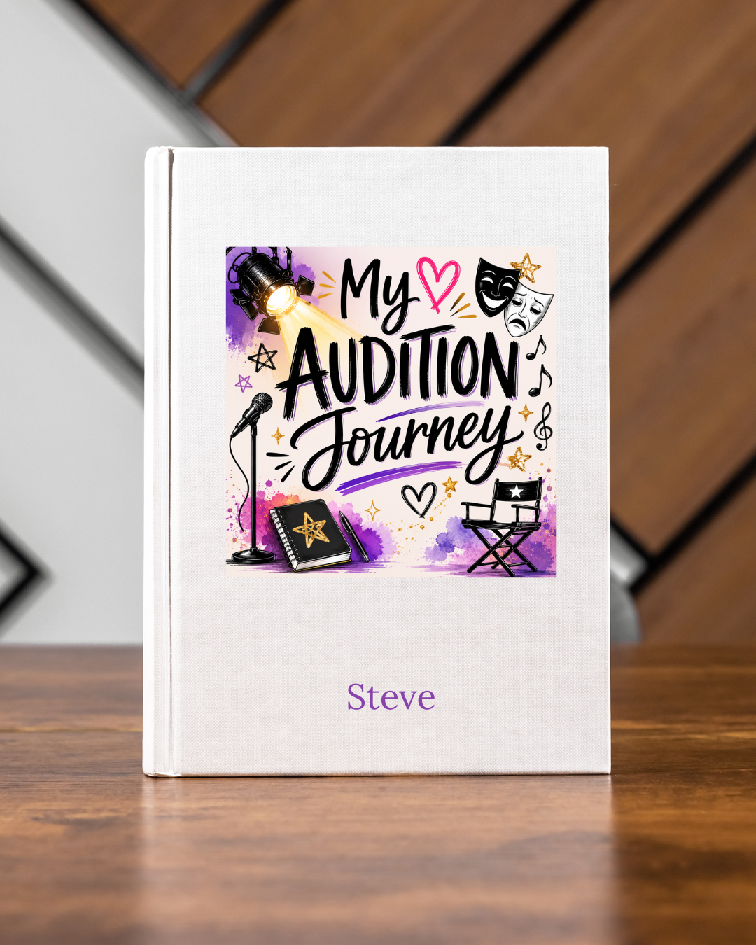 My Audition Journey Journal – Personalized Audition Log & Theater Memory Book