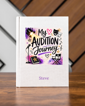 My Audition Journey Journal – Personalized Audition Log & Theater Memory Book