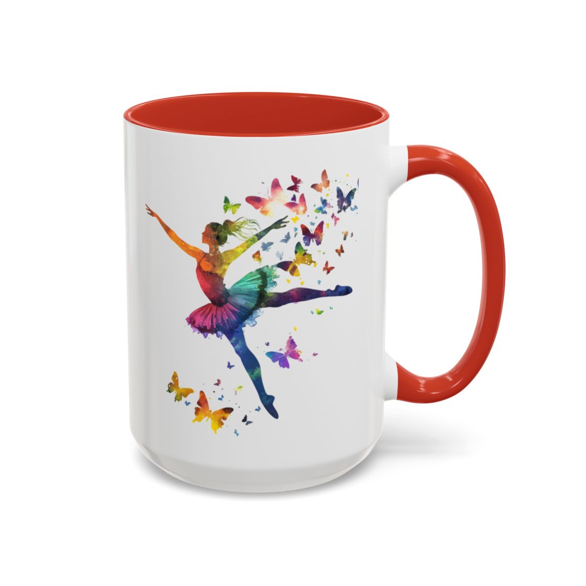 Dance Like the Butterflies Are Watching Ballet Mug – 11oz Colorful Ballerina Coffee Cup for Dancers, Teachers & Ballet Lovers