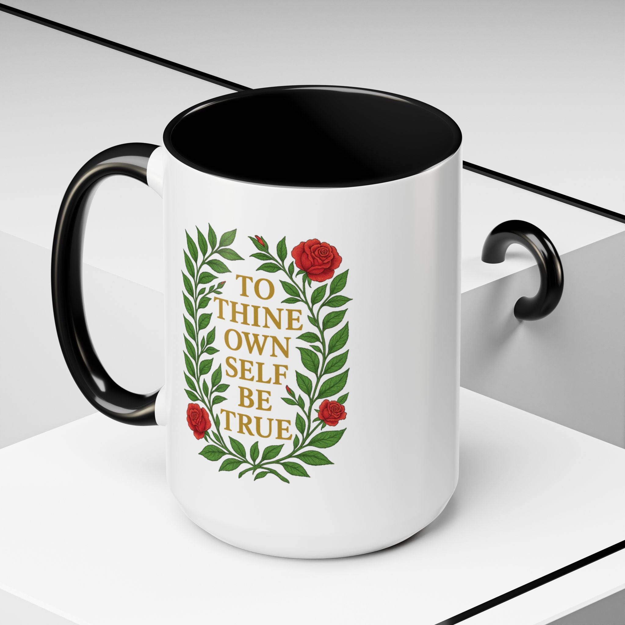 Shakespeare Quote Coffee Mug: Inspirational Theater Gift for Book Lovers, Accent Coffee Mug (11, 15oz)