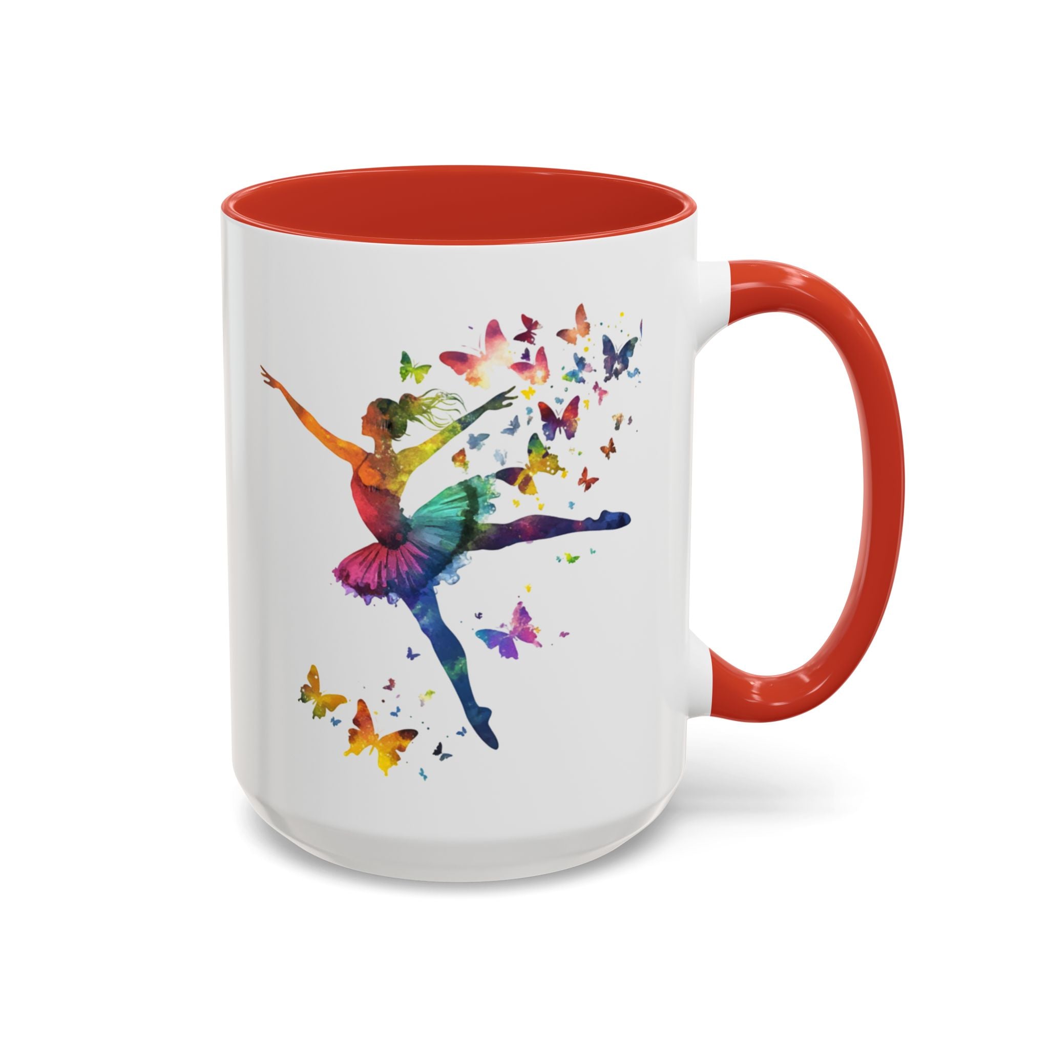 Dance Like the Butterflies Are Watching Ballet Mug – 11oz Colorful Ballerina Coffee Cup for Dancers, Teachers & Ballet Lovers