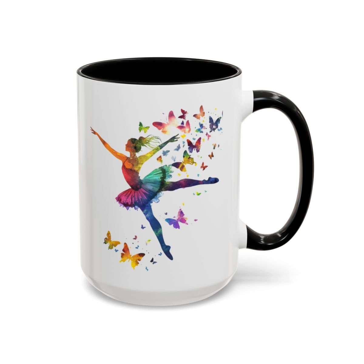 Dance Like the Butterflies Are Watching Ballet Mug – 11oz Colorful Ballerina Coffee Cup for Dancers, Teachers & Ballet Lovers
