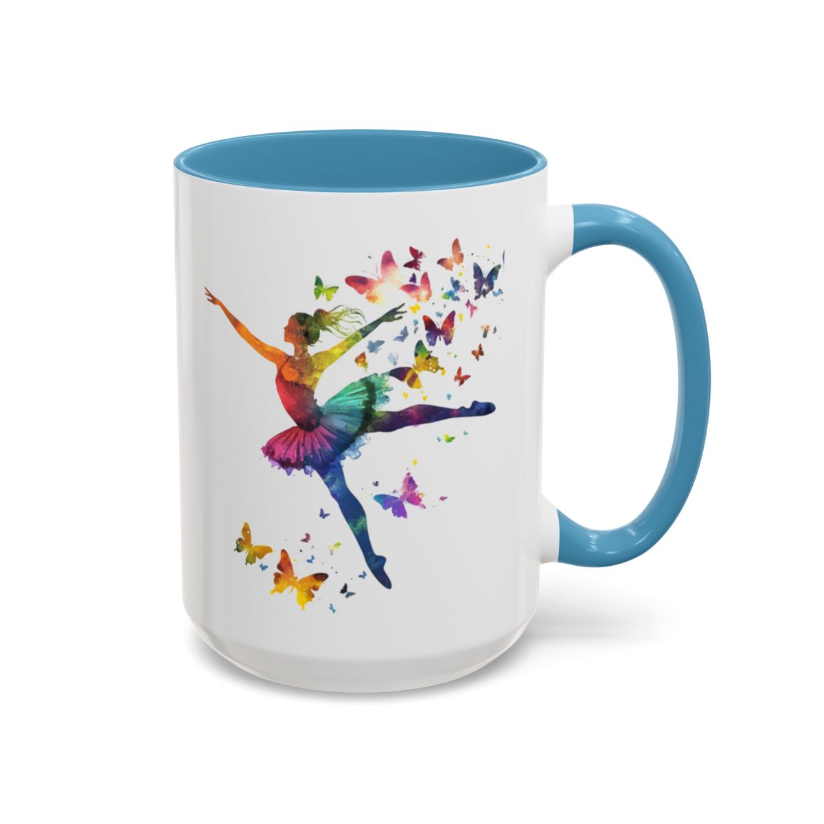 Dance Like the Butterflies Are Watching Ballet Mug – 11oz Colorful Ballerina Coffee Cup for Dancers, Teachers & Ballet Lovers