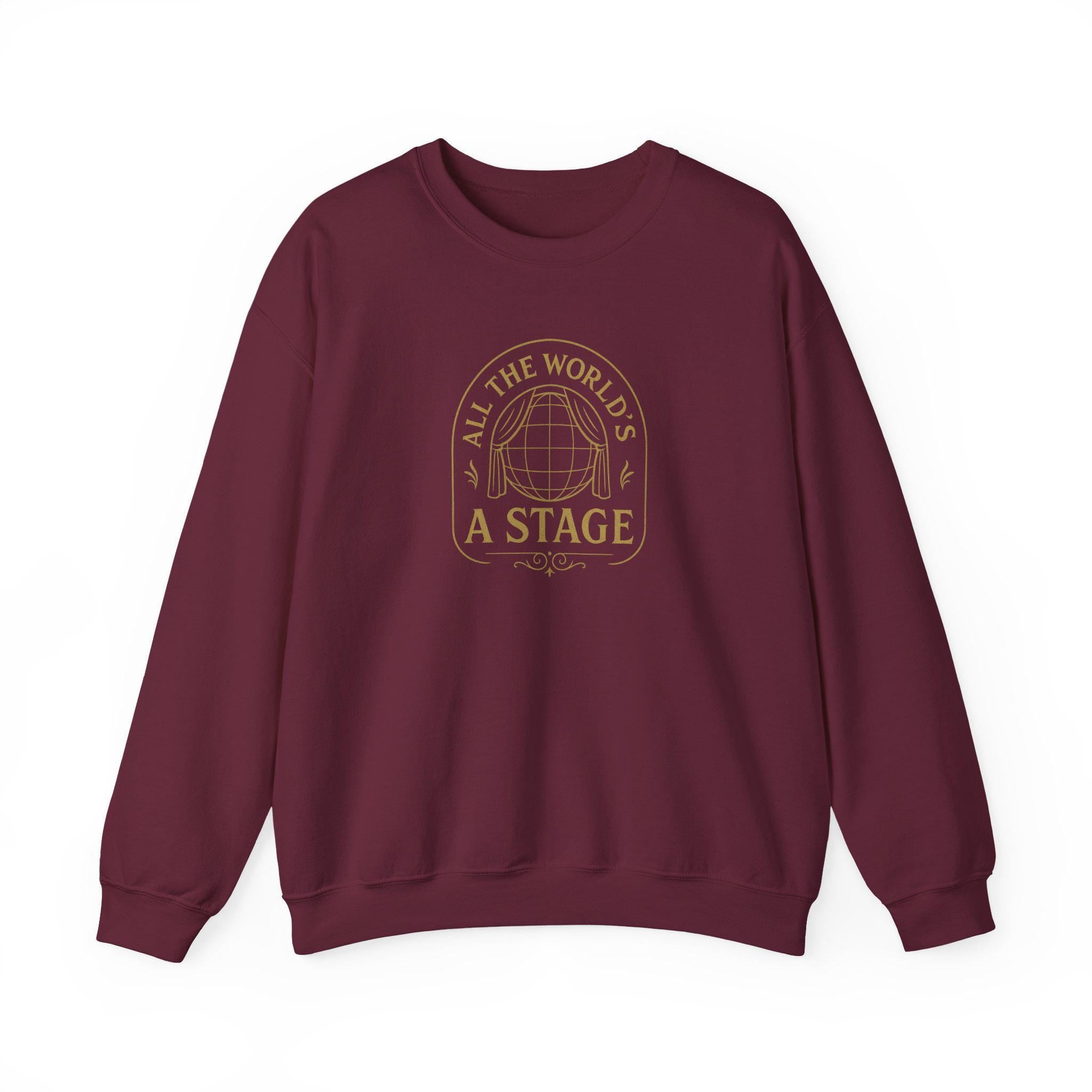 Shakespeare Quote T-Shirt: All the World's a Stage - Theater Lover Gift