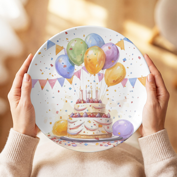 Birthday Plate, Unbreakable Kids Dinner Plate, Family Birthday Tradition, Birthday Keepsake