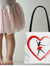 Ballet Dancer Tote Bag, Dance Lover Gift, "Let Your Heart Lead the Dance",  Stylish Dance Tote, Ballerina Inspired Gift