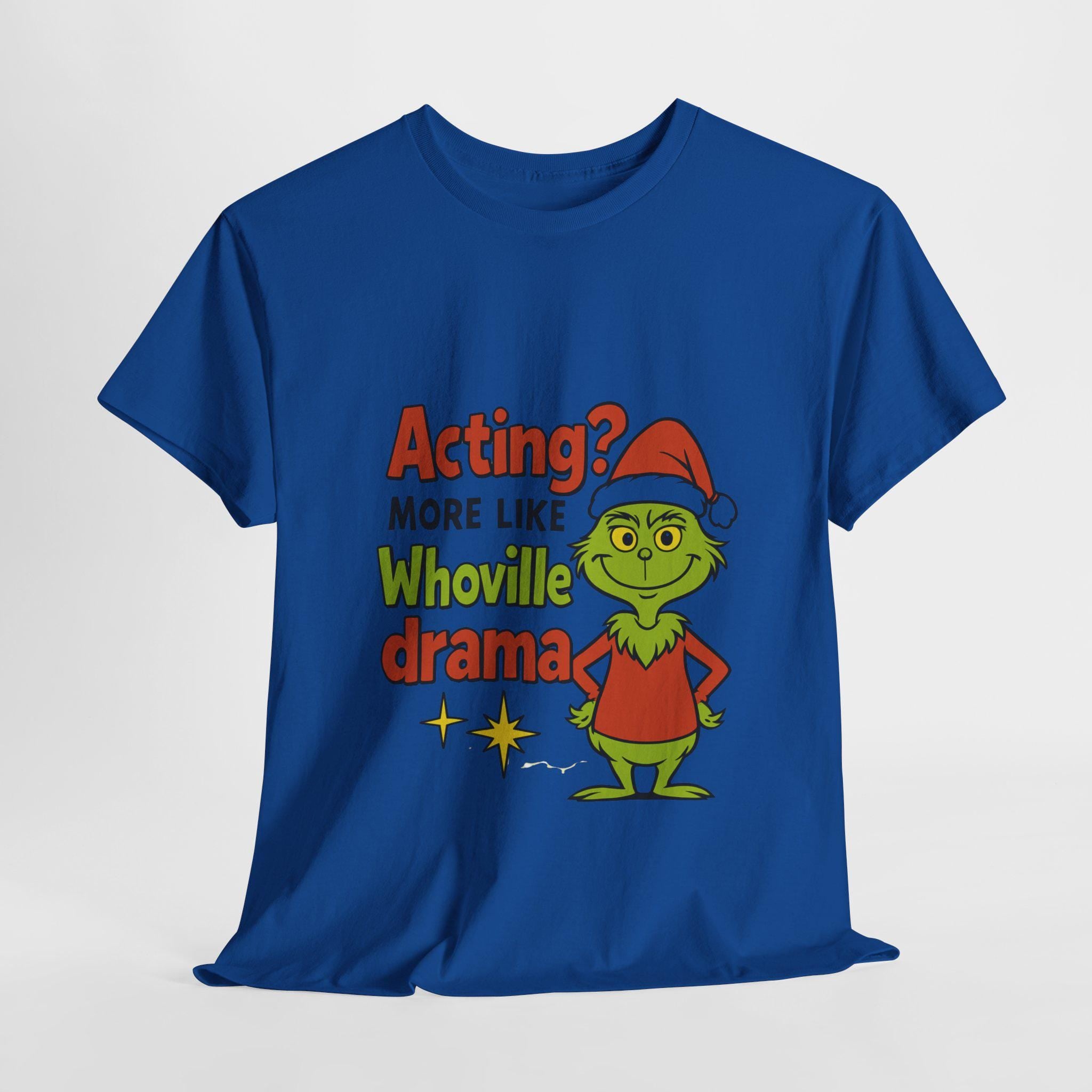 Funny Grinch Christmas Theater Shirt: Festive Gift for Drama Teacher
