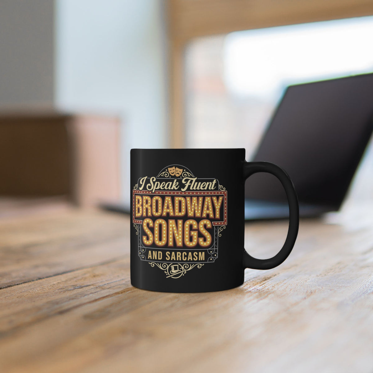 Broadway Lover Coffee Mug Musical Theater Gift for Actors & Theater Fans (11oz, 15oz)