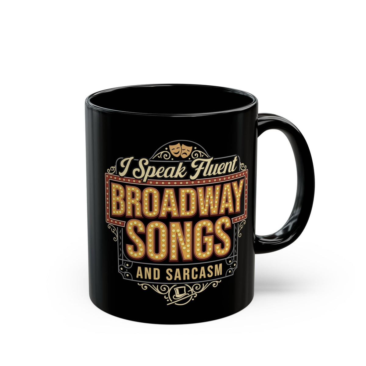Broadway Lover Coffee Mug Musical Theater Gift for Actors & Theater Fans (11oz, 15oz)