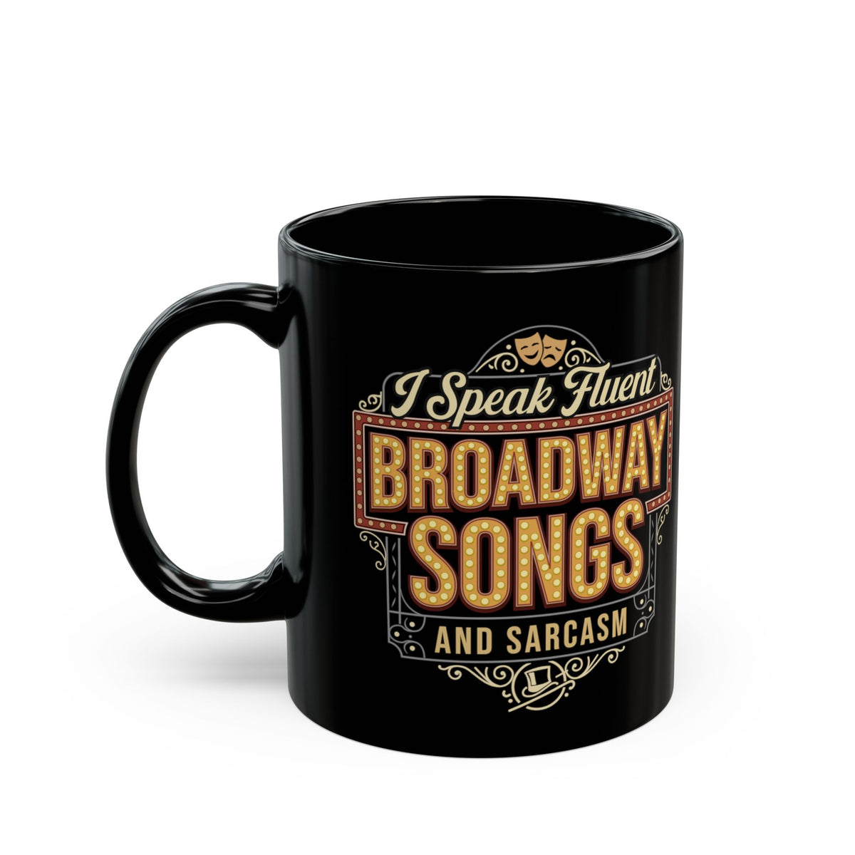 Broadway Lover Coffee Mug Musical Theater Gift for Actors & Theater Fans (11oz, 15oz)
