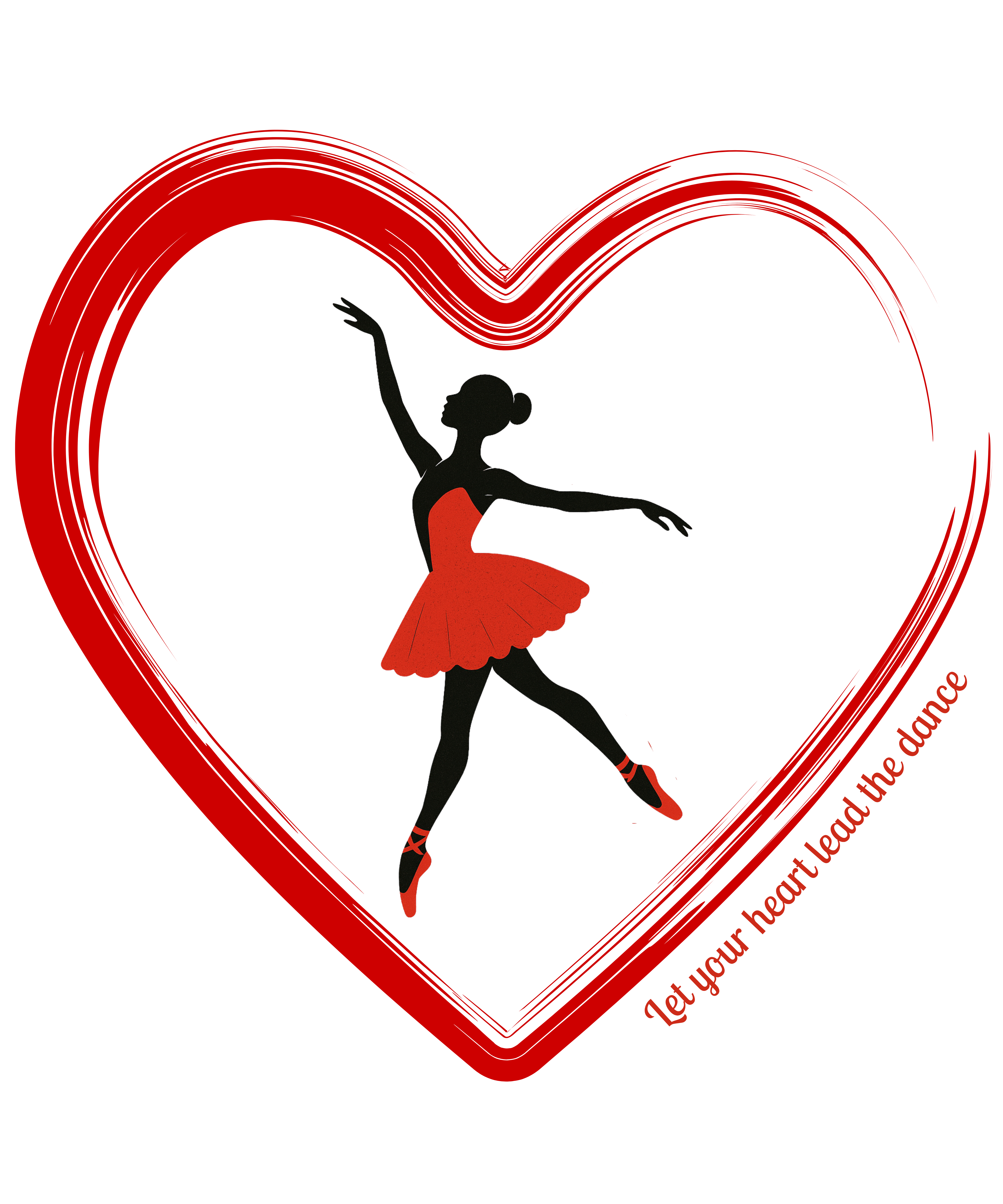 Ballet Dancer Tote Bag, Dance Lover Gift, "Let Your Heart Lead the Dance",  Stylish Dance Tote, Ballerina Inspired Gift