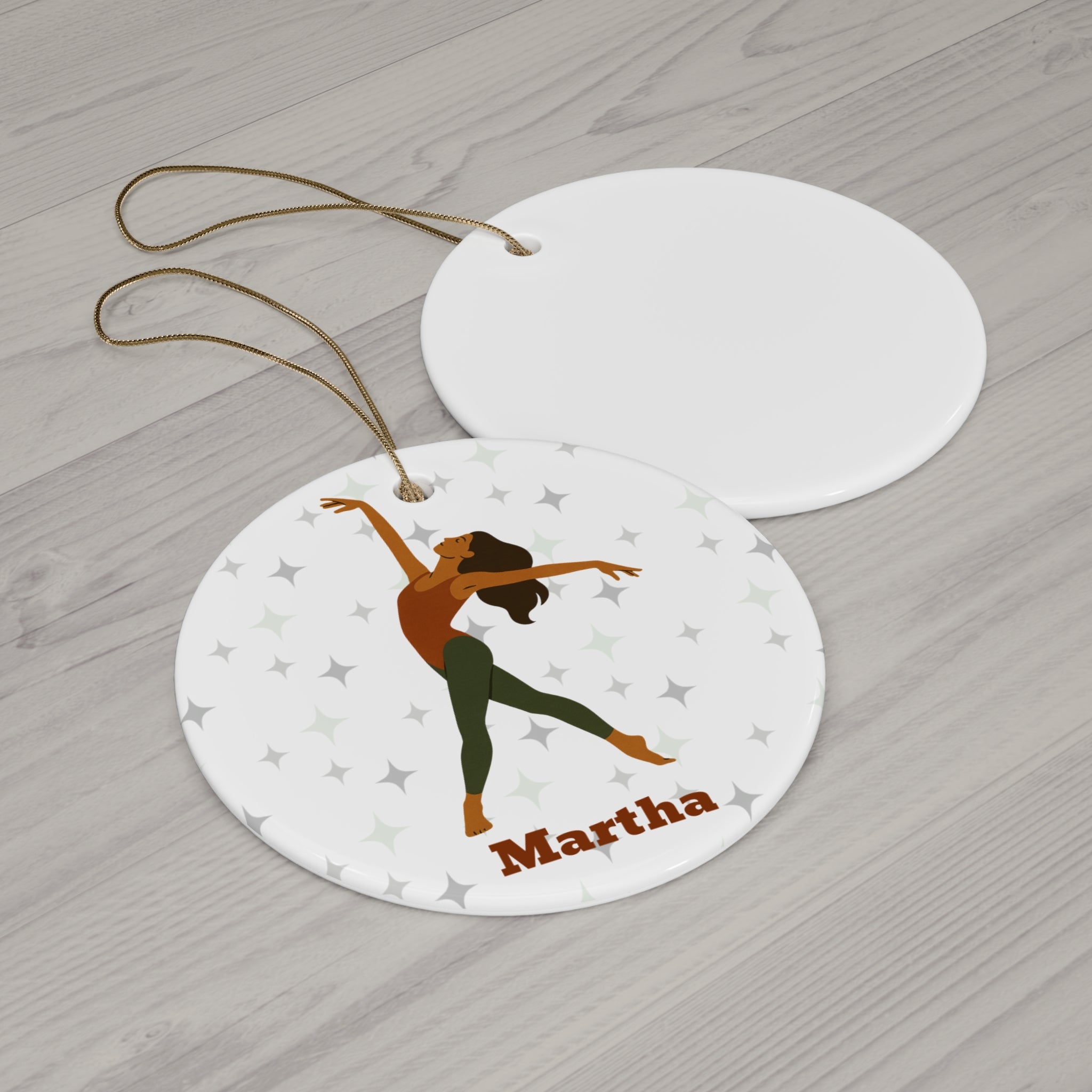 Personalized Modern Dancer Ornament – Custom Dance Christmas Tree Keepsake, Modern Dance Gift for Students, Teachers, or Recitals