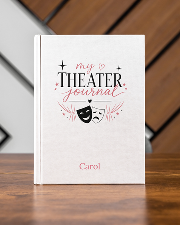 My Theater Journal – Personalized Memory Book for Actors, Performers & Broadway Fans