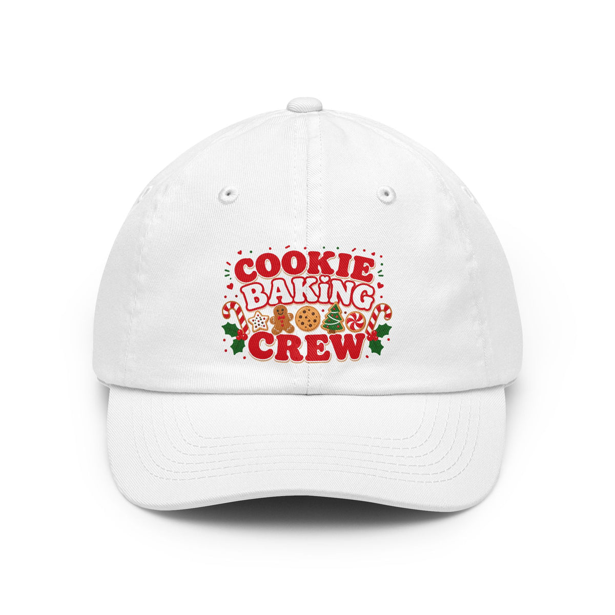 Cookie Baking Crew Hat, Christmas Baker Cap, Holiday Cookie Decorating Hat, Festive Baking Team Gift for Cookie Lovers and Bakers!