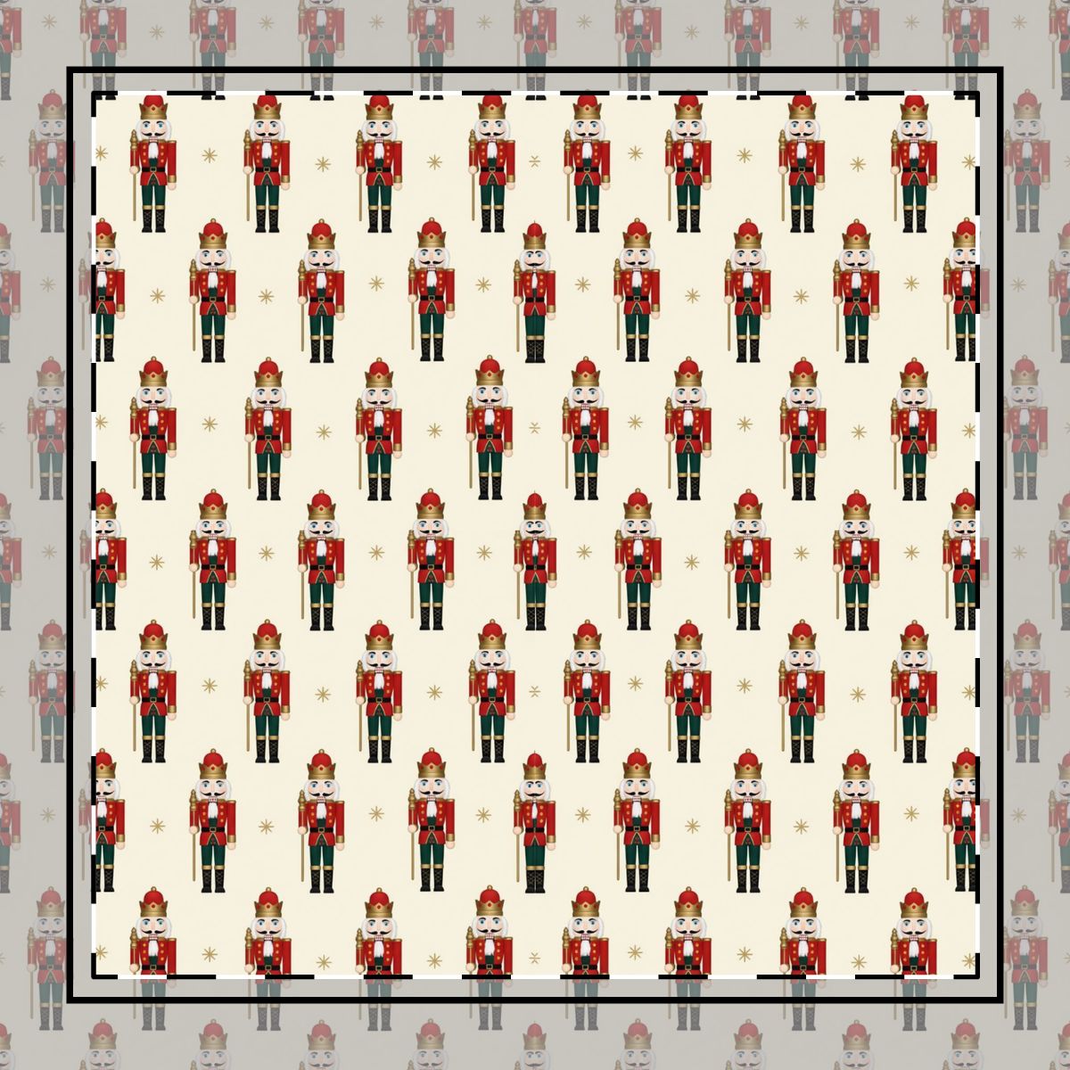 Nutcracker Christmas Table Decor Set, Placemats, Napkins & Table Runner, Holiday Table Setting, One-Sided Print