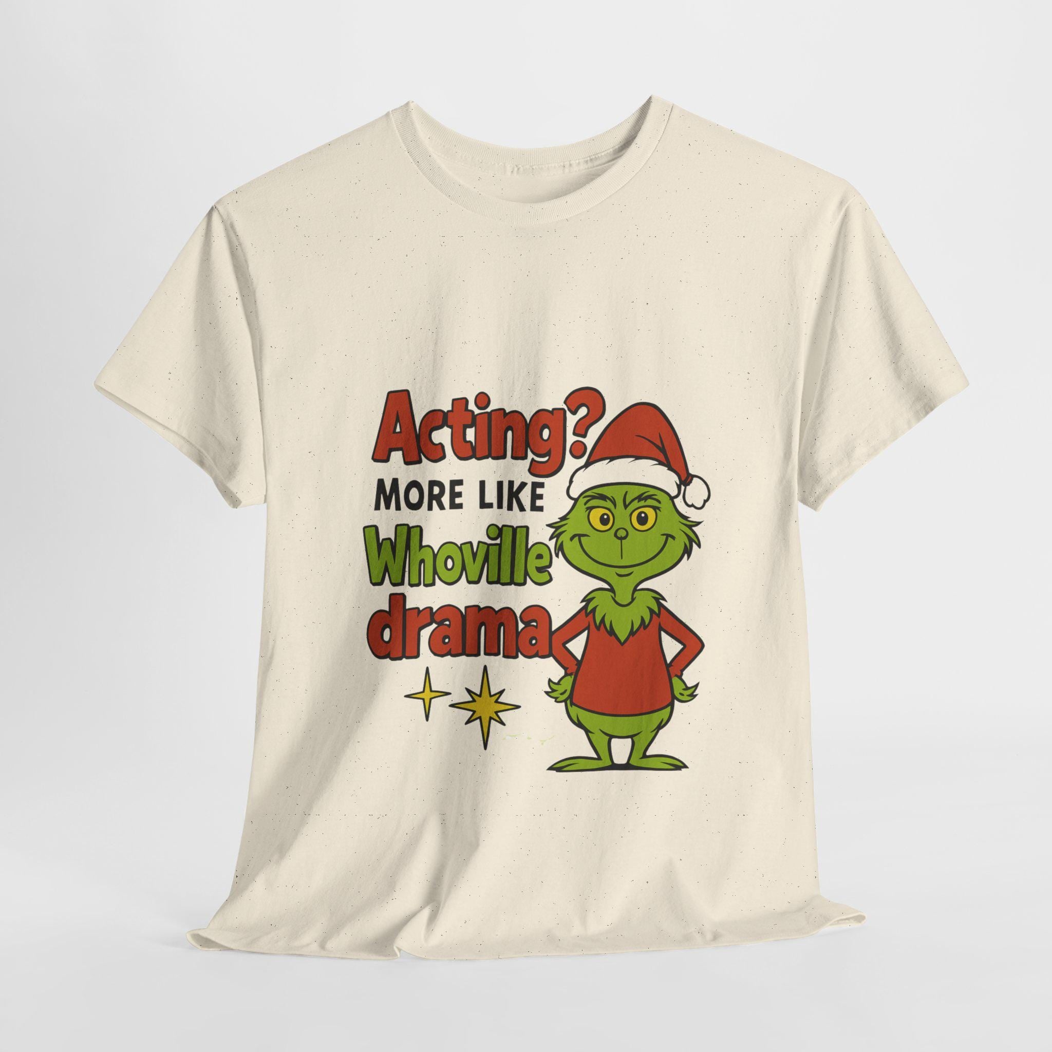 Funny Grinch Christmas Theater Shirt: Festive Gift for Drama Teacher