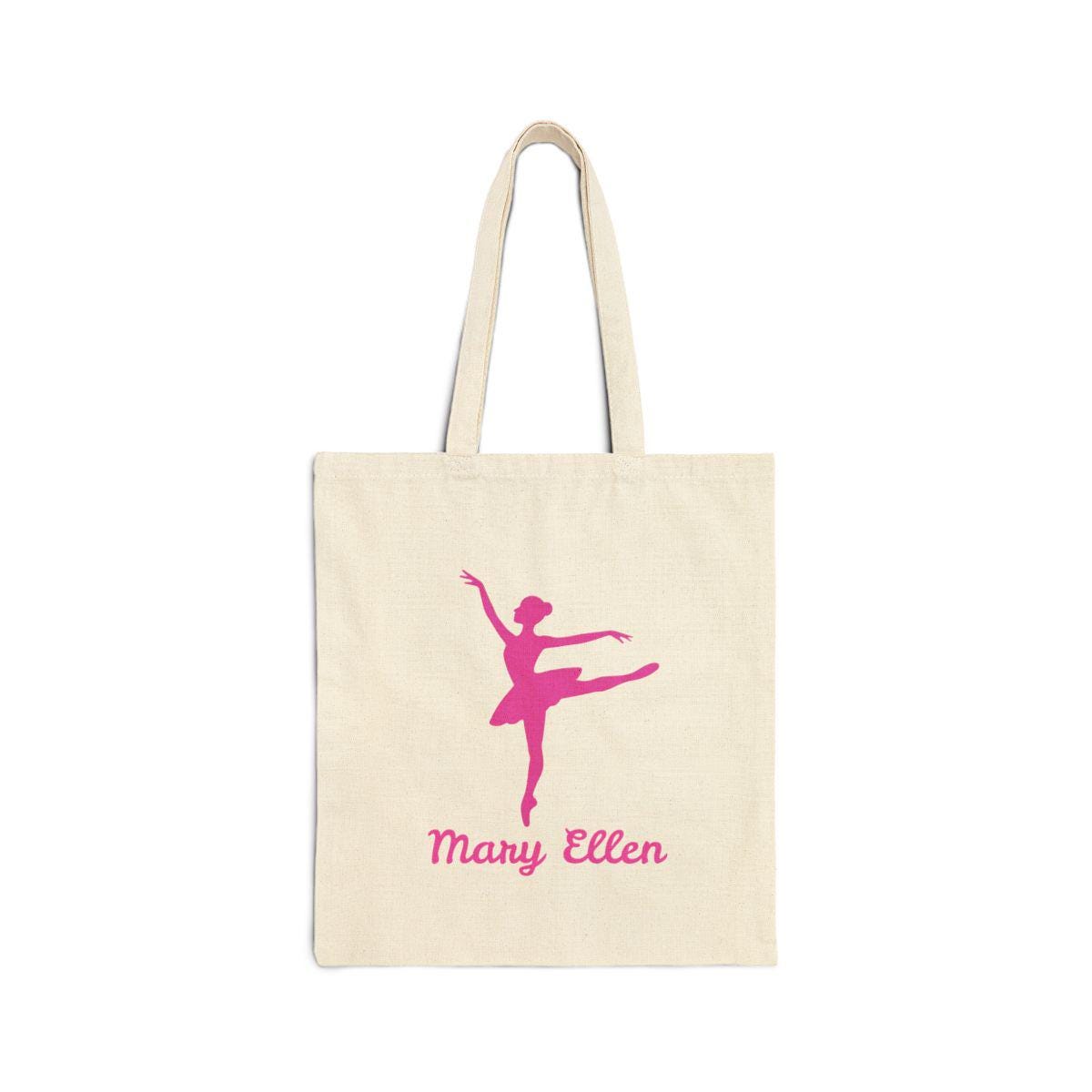 Personalized Ballerina Tote Bag: Custom Ballet Gift for Dancers