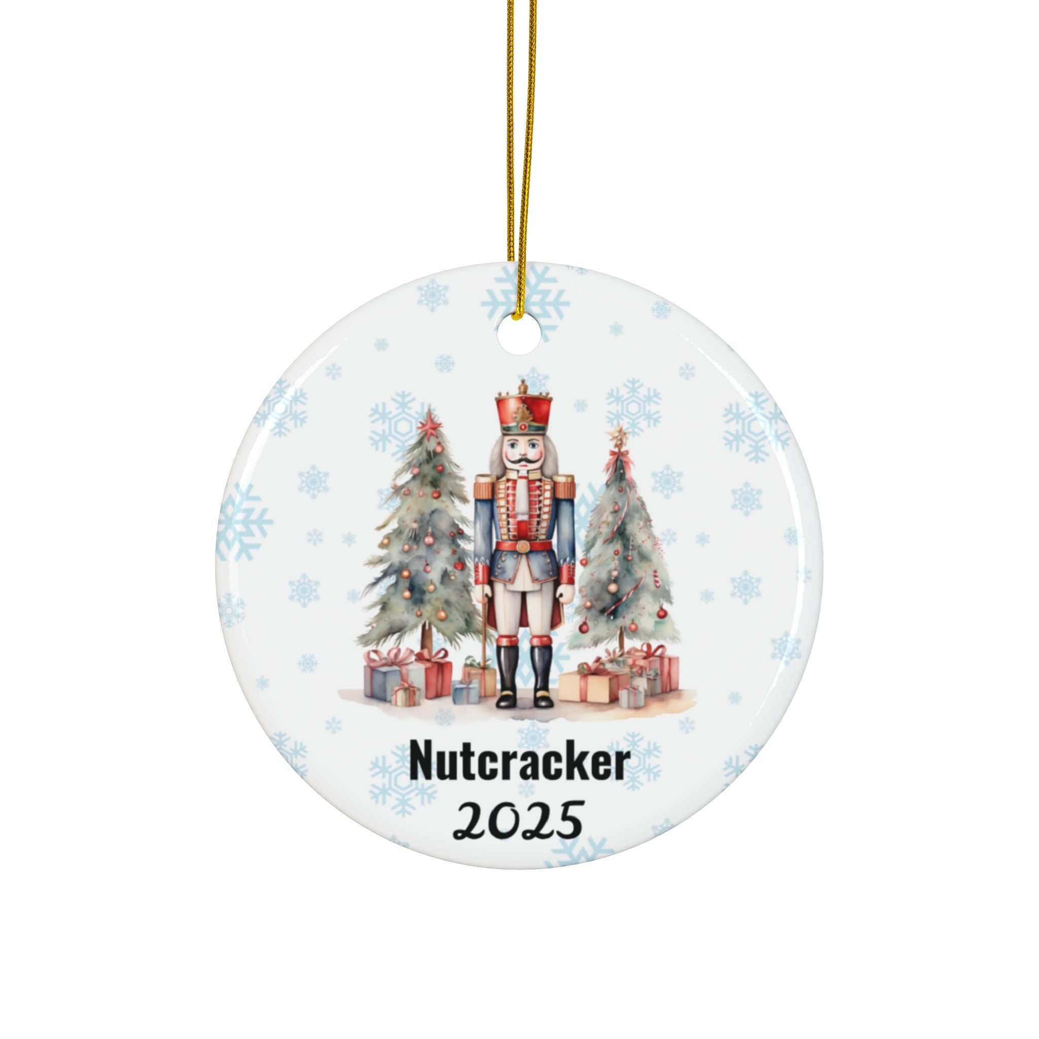 Personalized Nutcracker Ballet Christmas Ornament – Double-Sided - Nutcracker Cast Gift – 2-Sided Ornament with Year, Dancer Name and Role