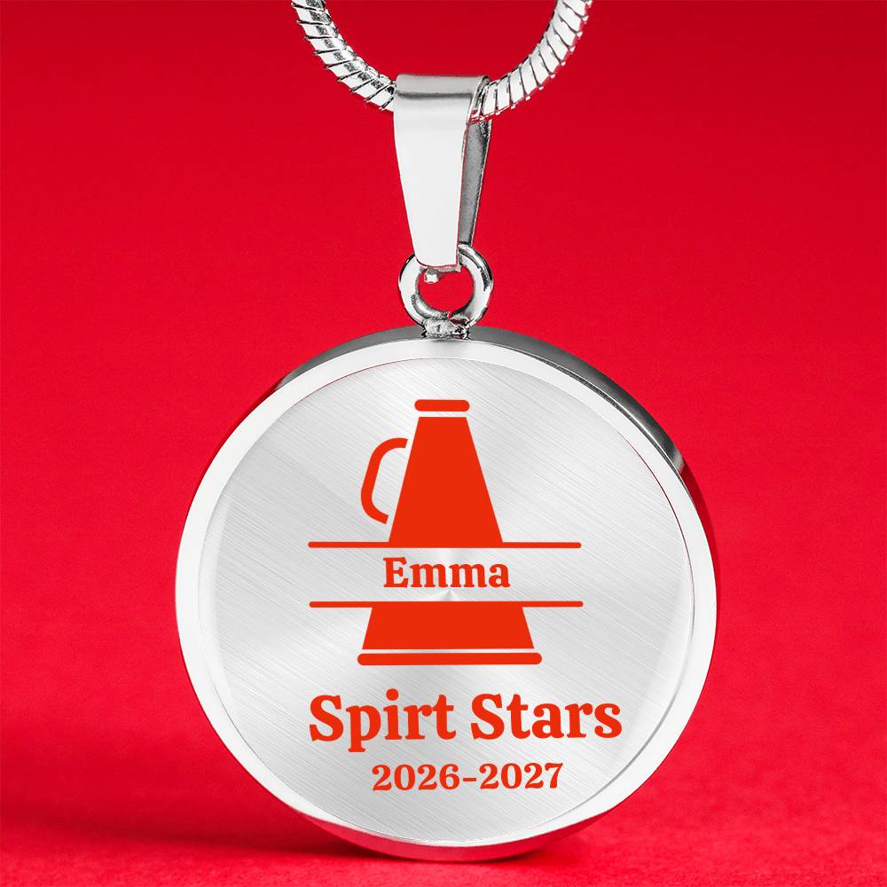 Personalized Cheerleading Necklace, Custom Cheer Jewelry, Gift for Cheerleader, Cheer Team Keepsake, Cheerleader Pendant Necklace