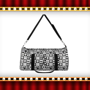 Theater Masks Duffel Bag, Drama Lover Gift, Actor Travel Bag, Theater Kid Gear Bag, Performing Arts Bag, 2 Sizes Available