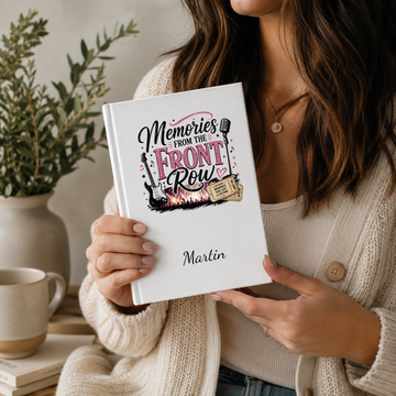 Memories from the Front Row Concert Journal – Live Music Memory Book for Concert Lovers
